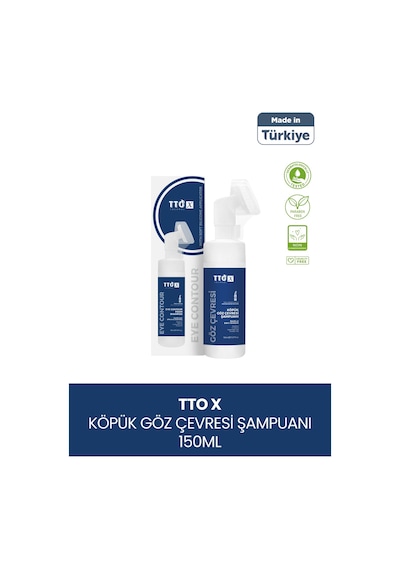 Tto-x Göz Çevresi Köpük Şampuanı Yoğun Nem Ve Göz Çevresi Bakımı