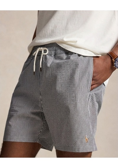 Polo Ralph Lauren Keten Şort Siyah Beyaz