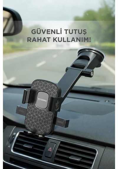 Özel Üretim Jx066 Siyah Telefon Tutucu Araç İçi 2si1 Konsol Aksesuarı Ofis Gereci Masa Eşyası