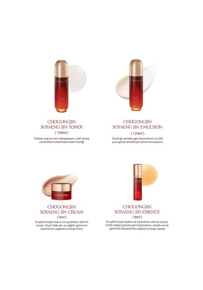 Missha Oryantal Bitkisel İçerikli  Bakım Seti CHOGONGJIN Sosaeng Firming Care Essential Set