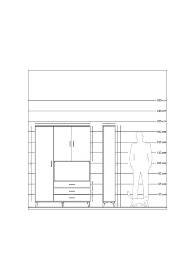 Arges Dolap 6 Raflı 3 Çekmeceli 3 Kapaklı 132x30x195 Aytaşı-antrasit/antrasit Antrasıt/antrasıt Arges Dolap 6 Raflı 3 Çekmeceli 3 Kapaklı 132x30x195 Aytaşı-antrasit/antrasit Antrasıt/antrasıt