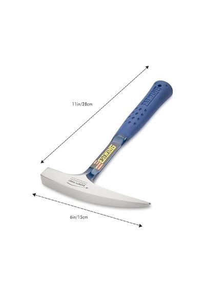 E3-14p 14 Oz Rock Pick With Pointed Tip &amp Shock Reduction Grip By Estwing