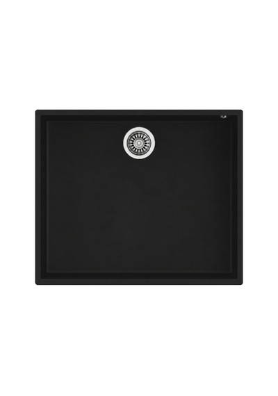 Teka Square Tezgah Altı Granit Evye Siyah 76x44