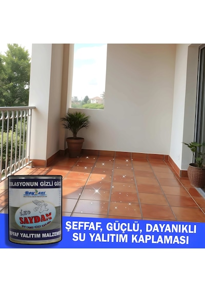 Boysat Sıvı Cam İzo Saydam Glass Seramik Karo Mermer Şeffaf Yalıtım 2 Kg