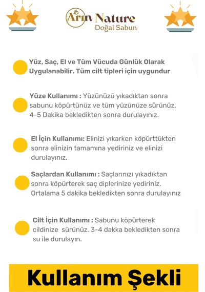 Sabun %100 Doğal Güzel Kokulu El Yüz Saç Cilt Vücut Orijinal Bal Sabunu 120g - 1 Adet Karışık