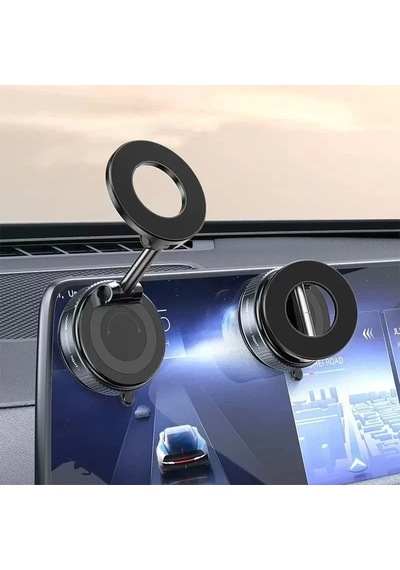 Lopard K007 Pro 360 Dönebilen Vakumlu Manyetik Katlanır Magsafe Araç Ev Ofis Pürüzsüz Zeminler Tutuc