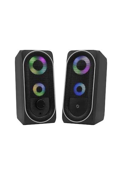 FRISBY FS-2138U 2.0 Hoparlör Sistemi RGB Led  Siyah (USB)