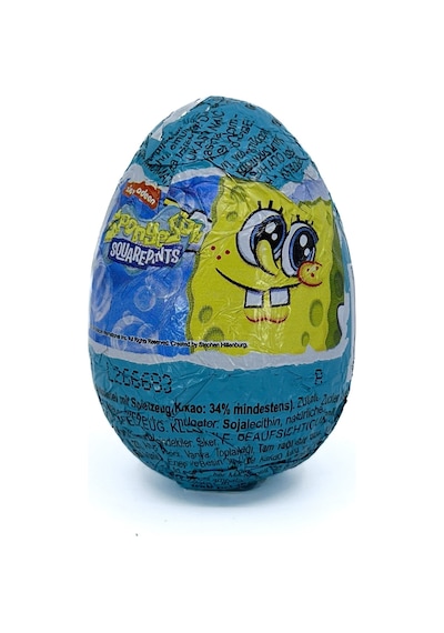 Sponge Bob Square Pants Sünger Bob Kare Şort -glutensiz Çikolatalı Sürpriz Yumurta 20 G 1 Adet