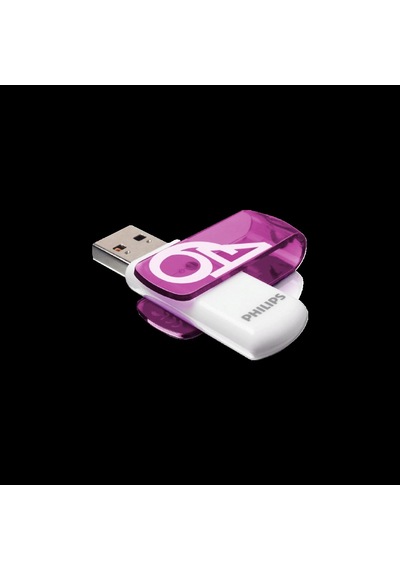 Phılıps Fm64fd05b, 64gb, Usb 2.0, Vivid, Mor, Flash Disk
