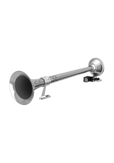 Seger 12v Havalı Korna Tekli Krom 637 Mm Marin