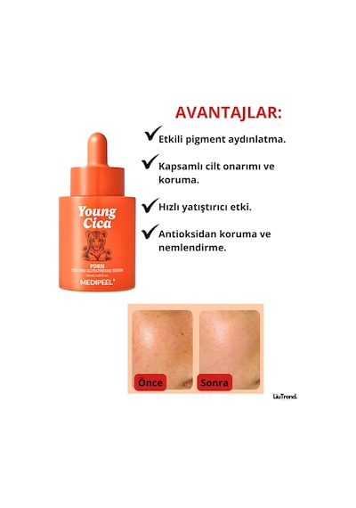 Medipeel Young Cica Pdrn Glutathione Serum 50 Ml Pdrn Ve Glutatyon İle Aydınlatıcı Serum