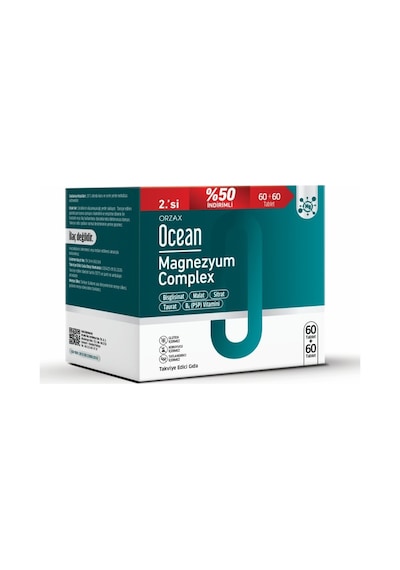 Ocean Ocean Magnezyum Complex 60 Tablet 2li Paket