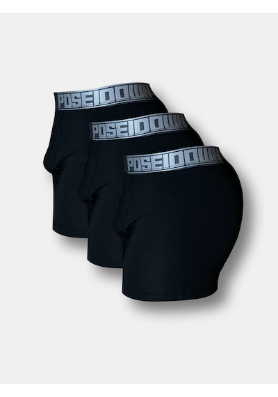 Pose I Down Forceboxer Triple Men Underwear Gri - Siyah