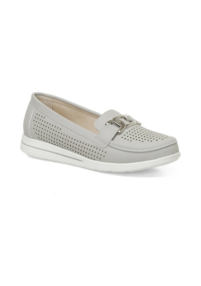 Polaris 166019.z5fx Grı Kadın Loafer 000000000101971086 Gri