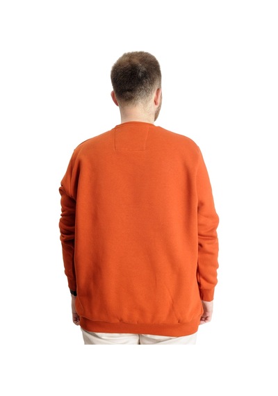 Mode Xl Büyük Beden Erkek Sweat Bis. Yaka Basic 20131 Tarçın 001