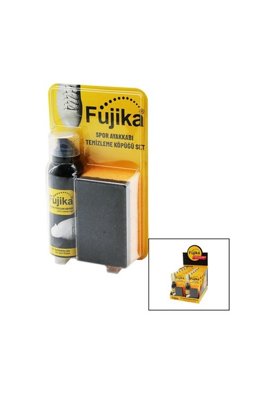 Fujika-1470 Spor Ayakkabı Temizleme Köpüğü Set 125ml Sünger + Köpük - 12'li Paket Diğer