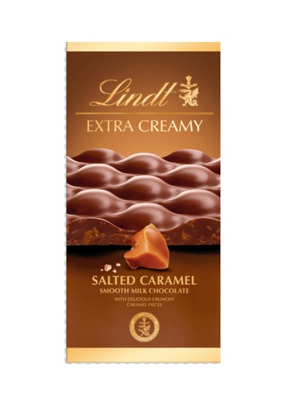 2 Adet Lindt Extra Creamy Milk Salted Caramel Çikolata 80 G