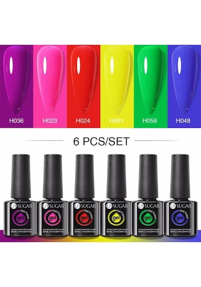 UR SUGAR 6LI KALICI OJE SETİ 002