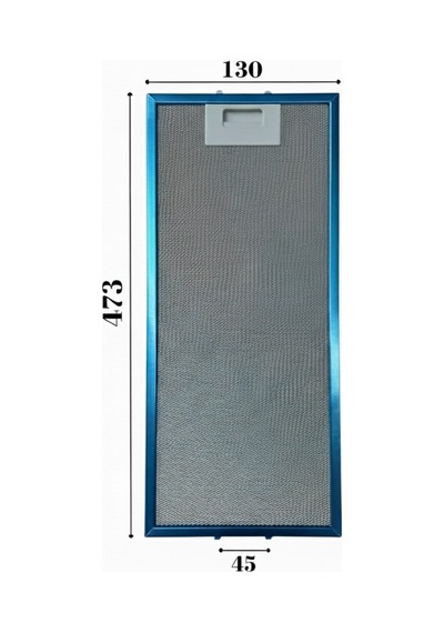 Cvs İle Uyumlu Davlumbaz 13x47,3 Cm Arka Aralık 4,5 Cm Aspiratör Filtresi