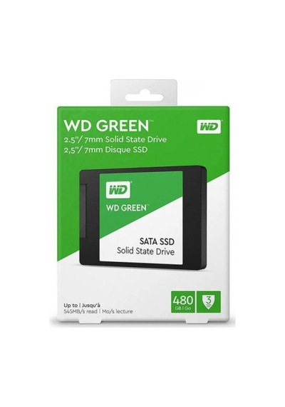 Wd Green, Wds480g3g0a, 480gb, 545/465, 3d Nand, 2,5&quot Sata, Ssd