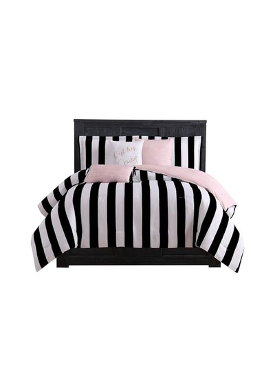 Jyz010171 Cabana Çizgili 6 Parça Ters Çevrilebilir Set Canaba Çizgili Siyah Genel