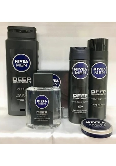 Nivea Men Deep Dimension Erkek Bakım Seti 5'li