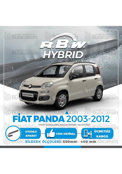 Fiat Panda Ön Silecek Takımı (2004-2012) RBW Hibrit