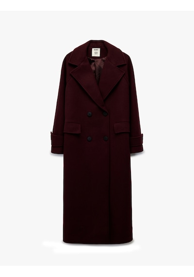 Koton Koton X Melis Ağazat - Oversize Kaban Kruvaze Uzun Kollu Cepli Düğmeli Bordo 6wak00306ew Bordo Koton Koton X Melis Ağazat - Oversize Kaban Kruvaze Uzun Kollu Cepli Düğmeli Bordo 6wak00306ew Bordo