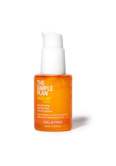 The Simple Plan Juice Up Serum %3 Lipozomal C Vitamini + %0,5 Ektoin + %0,5 Kafein, Donuk Ve Yorgun Cilt, 30 Ml