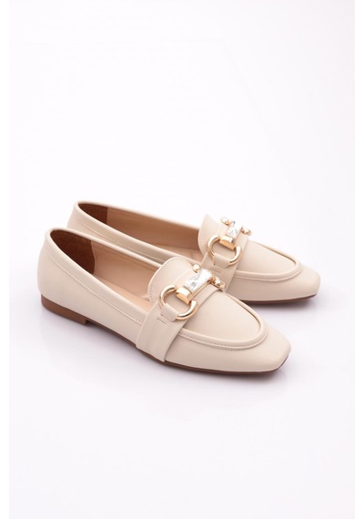 Dgn 5027 Kadin Loafer Ayakkabi Ten