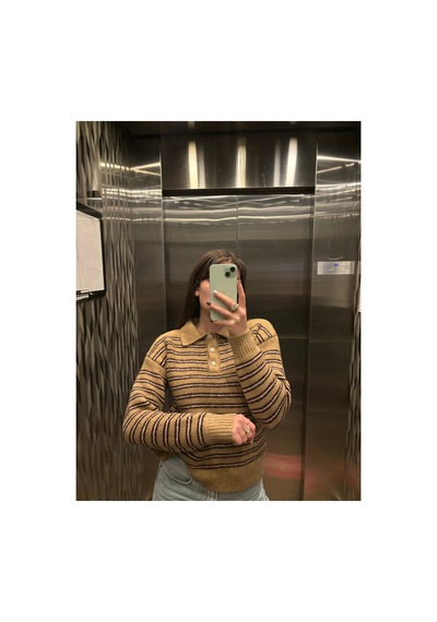 Maison Velora Kadın Camel Çizgili Basic Oversize Polo Yaka Yarım Pat Düğmeli Triko Kazak-27aj002 Bej 923050279 Bej Maison Velora Kadın Camel Çizgili Basic Oversize Polo Yaka Yarım Pat Düğmeli Triko Kazak-27aj002 Bej 923050279 Bej