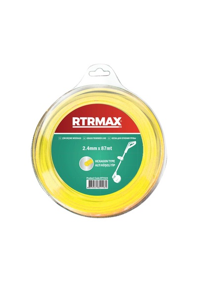 Rtrmax Rty439 Tırpan Misinası Sarı Altıköşe 4.0 Mm*32M