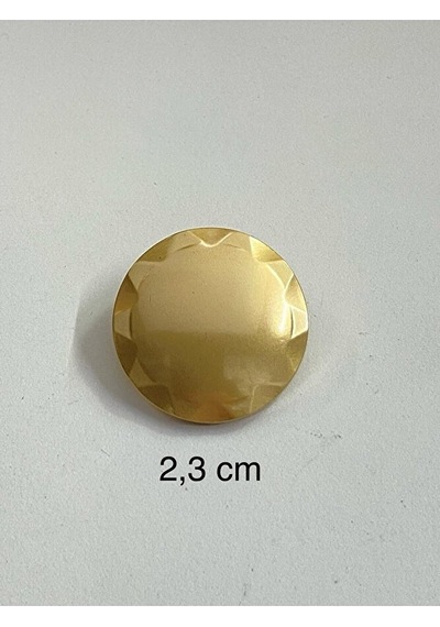 Metal Düğme/trençkot Ceket Boyu/ 6 Lı Set/2,3 Cm/jx015/mat Gold