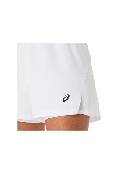 Asics Court 2-n-1 Short Kadın Beyaz Şort 2042a375-100 Beyaz