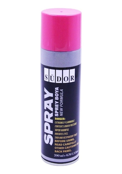 Südor Spr100-05 Sprey Boya 200ml Pembe 30- 3 Adet Çok Renkli