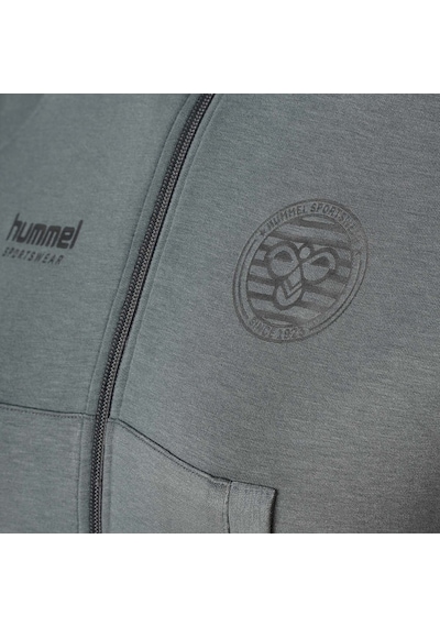 Hummel Alpa Fermuarlı Hoodıe 922140-7319 Gri