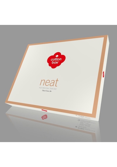 Cotton Box Neat Çift Kişilik Nevresim Takımı Siyah