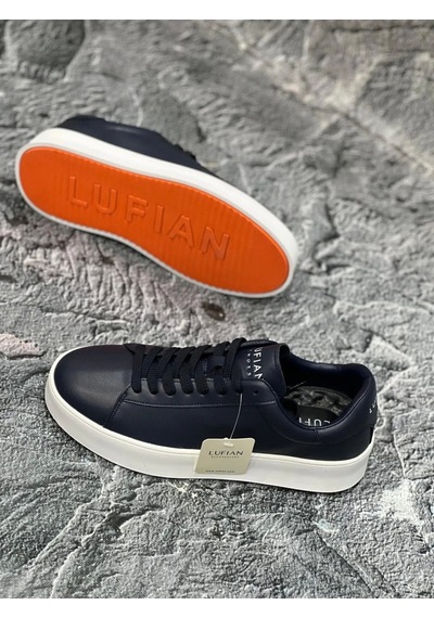 Lufian Anton Sneaker Erkek Deri Ayakkabı Lacivert 111230254 Lacivert