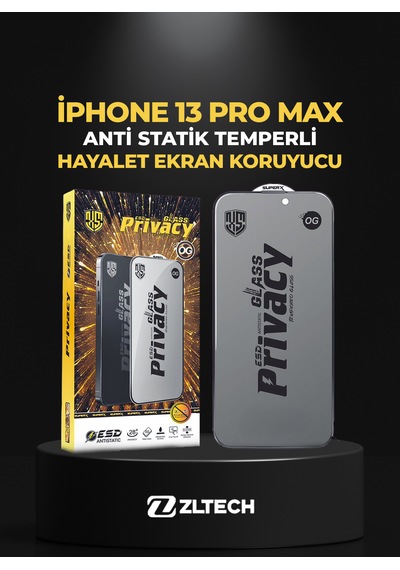 OG GLASS ESD Anti Statik Hayalet Apple Uyumlu iPhone 13 Pro Max Ekran Koruyucu