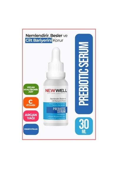 50 Ml Tüm Cilt Tipleri İçin Nemlendirici Prebiyotik Serum