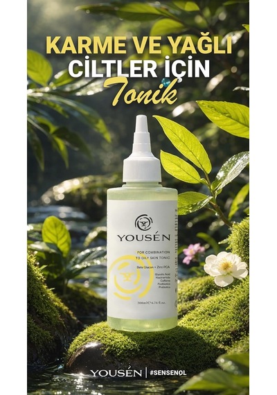 Yağlı Ve Karma Ciltler İçin Gözenek Sıkılaştırıcı Ve Sebum Dengeleyici Tonik 200 Ml
