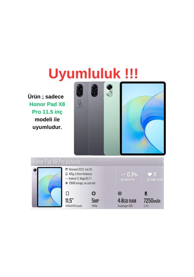 Pad X8 Pro Uyumlu 11.5 İnç 360 Dönebilen Standlı Tablet Kılıfı Ekran Koruyucu Ve Kalem Seti Pembe Arka Kapak