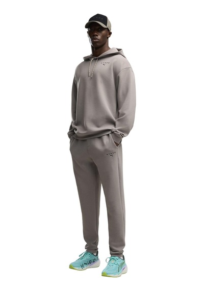 529239-81 Puma X Hyrox M Cloudspun Hoodıe Erkek Sweatshirt Bej 529239-81