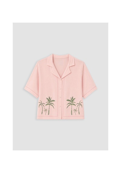 Lcw Dream Pembe Desenli Kadın Şortlu Pijama Takım