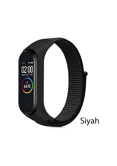 Xiaomi Mi Band 5 Mi Band 6 Mi Band 7 İle Uyumlu Loop Örgü Spor Kordon Kayış