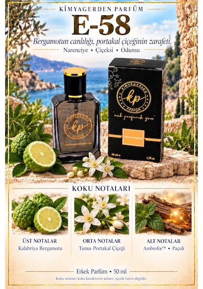 KP E-58 Erkek Parfüm EDP 50 ML