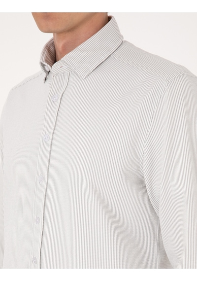 Pierre Cardin Erkek Gri Gömlek Desenli 50307162-vr024 Gri