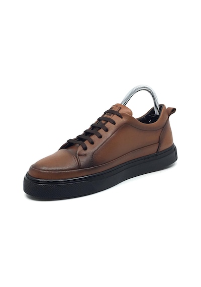 Taşpınar %100 Hakiki Deri Erkek Yazlık Rahat Günlük Sneaker Ayakkabı 40-44 Taba