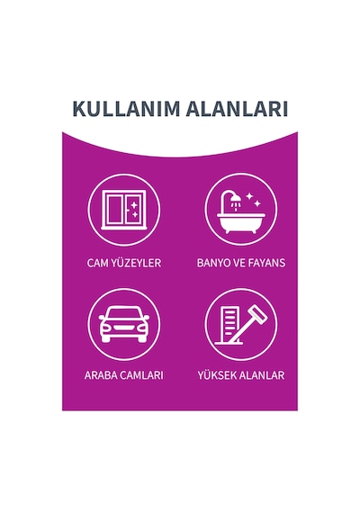 Teleskopik Saplı Cam Sileceği Üçlü Set