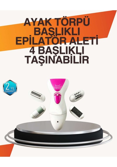 4 Fonksiyonlu Epilasyon Ve Tırnak Bakım Makinesi